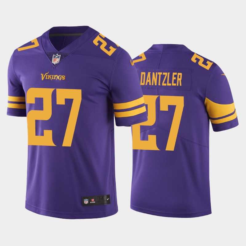 Nike Vikings 27 Cameron Dantzler Purple 2020 NFL Draft Color Rush Limited Jersey Dzhi